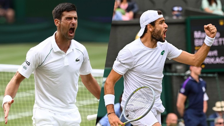 Djokovic vs Berrettini tennis - US Open quarterfinals, 07h30 today 9/9 - Photo 1