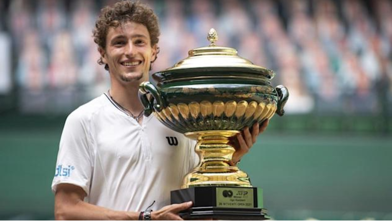 Rubleev suddenly lost, 'horsepower' Humbert won the Halle Open - Photo 1