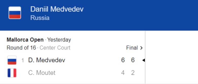 Direct Mallorca Open 2021 - Medvedev vs Moutet, 20:00 Today 22/6 - Photo 2