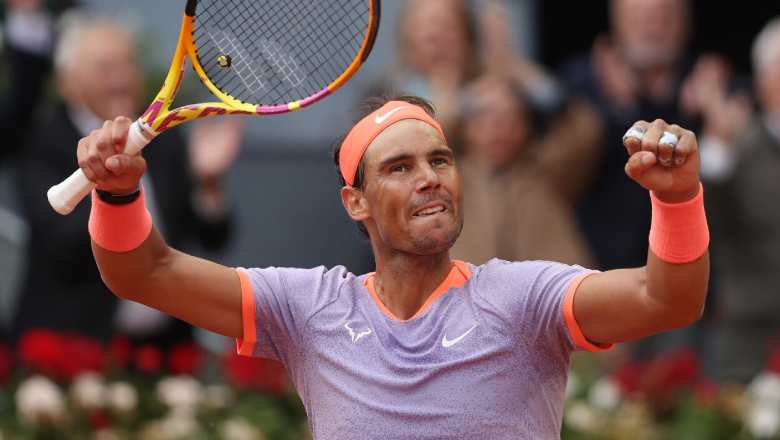 Nadal entered the 4th round of Madrid Open 2024 after the match lasting 3 hours - Photo 1