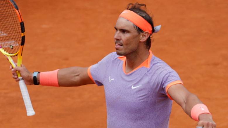 Nadal struggled to come back in the match of the Rome Masters 2024 - Photo 1