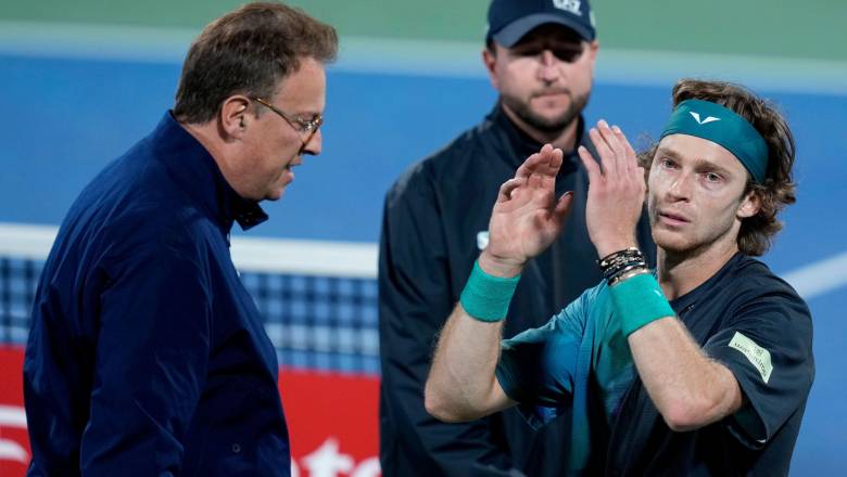 Rublev was tried to lose to the referee, Medvedev became a former king in Dubai Championship - Photo 1