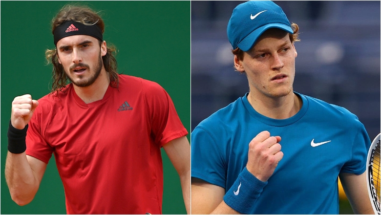 Jannis Tennis Tennis Tsitsipas vs Jannik Sinner, 18h30 on 24/4 - Photo 1