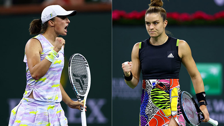 Swiatek vs Sakkari tennis - Finals Indian Wells Masters, 3:00 on March 21 - Photo 1