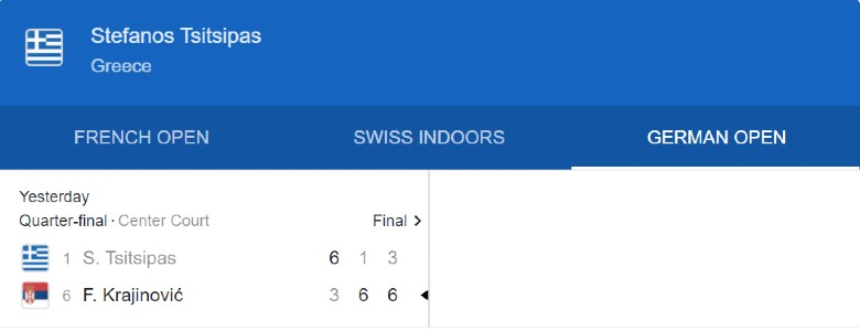 Live Tennis Hamburg Open - Tsitsipas vs Krajinovic, 19h00 Today 16/7 - Photo 2