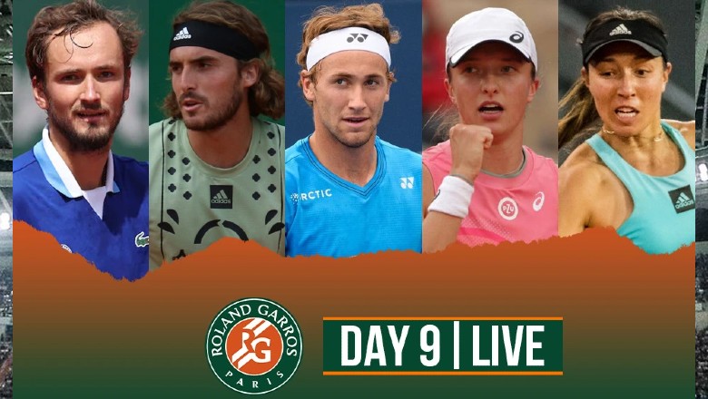 Tennis schedule 30/5: Medvedev, Tsitsipas competes in the quarterfinals of Roland Garros - Photo 1