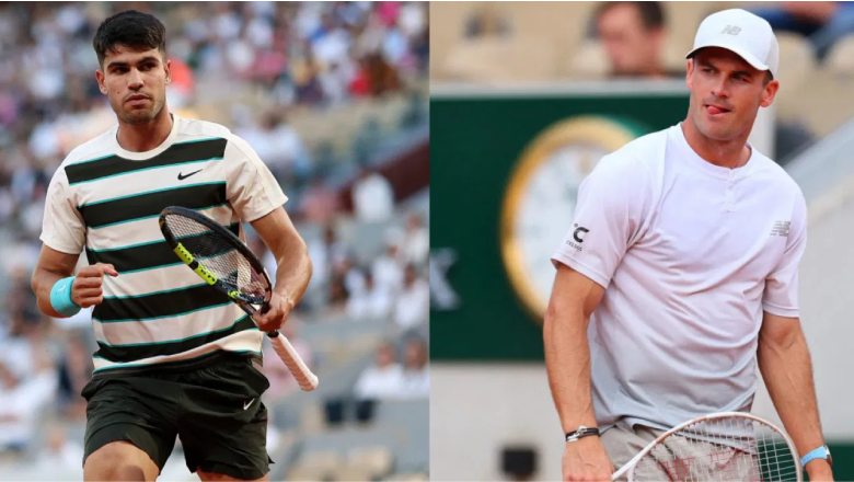 Tennis schedule on 3/6: Quarterfinals Roland Garros - Alcaraz fight Paul - Photo 1