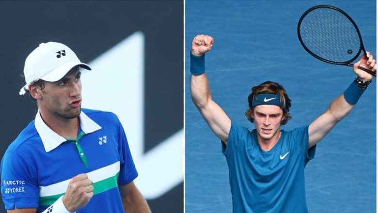 Tennis schedule today 17/4: Semifinals Monte Carlo - Rubleev encountered Ruud, Tsitsipas Evans - Photo 1