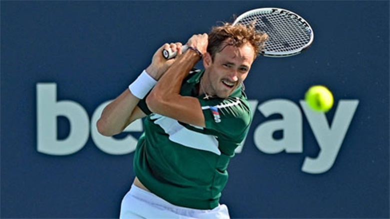 The 1/8 tennis tennis tennis schedule of ATP 1000 Miami Tennis Expansion 2021 today 31/3: Medvedev against Tiafoe - Photo 1