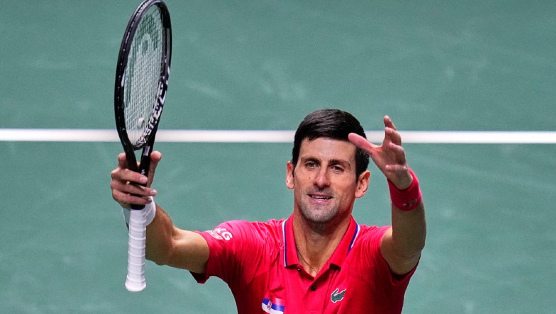 Djokovic won 2 matches, bringing Serbia to the semi -finals of Davis Cup 2021 - Photo 1