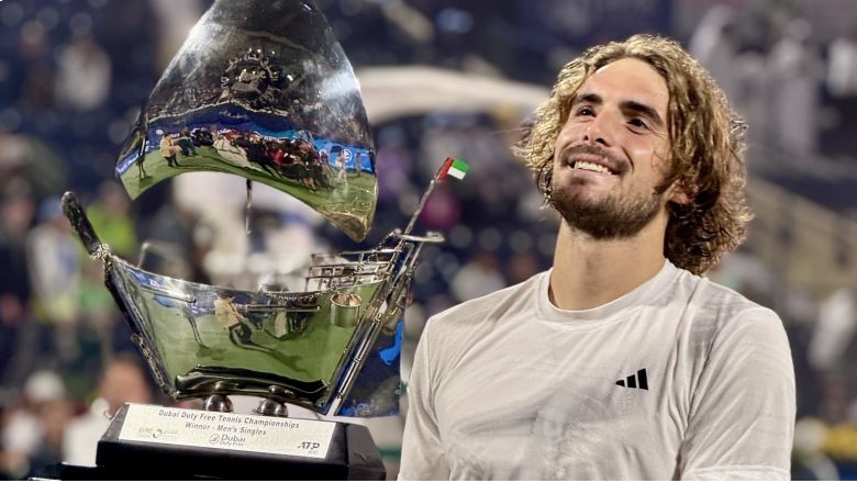 Tsitsipas won the Dubai Open, cut the final series in consecutive finals in ATP 500 - Photo 1