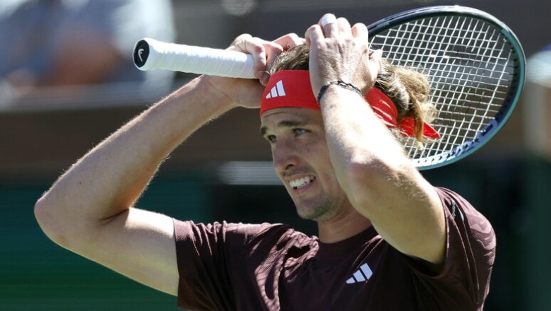 Zverev lost shock in the second round of Indian Wells Masters, Medvedev and Tsitsipas continued - Photo 1